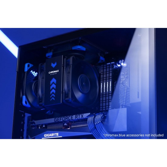 Noctua охладител CPU Cooler NH-U12A chromax.black Dual Fans - LGA1700/2066/1200/AMD