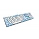 Gamdias механична клавиатура Gaming Keyboard Mechanical  - HERMES M5 - 1000Hz, Aluminium plate