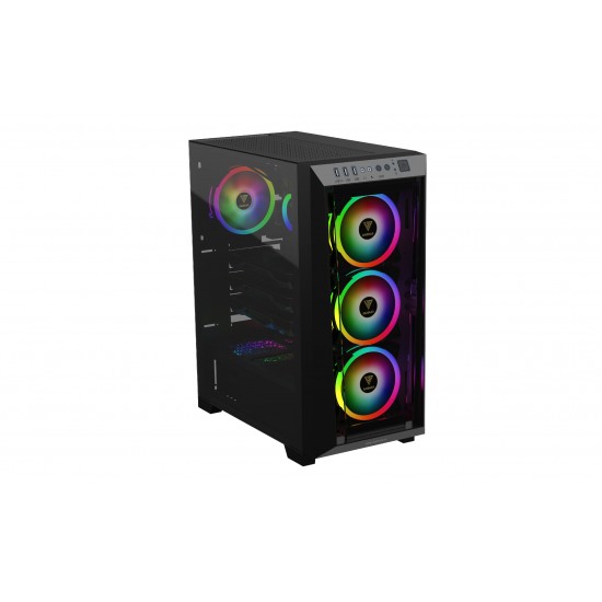 Gamdias кутия Case ATX - TALOS M1 Elite - aRGB, Tempered Glass
