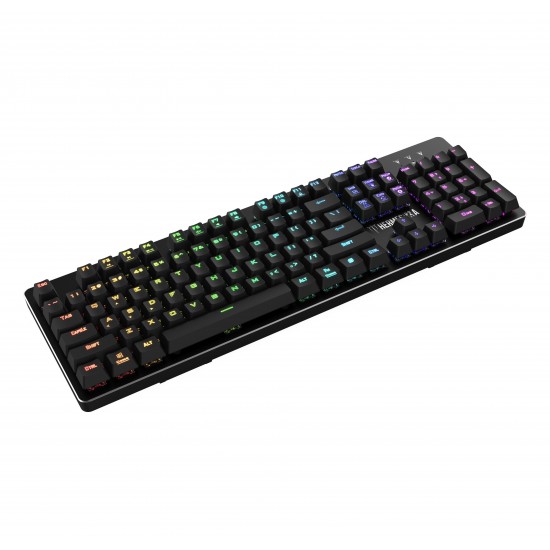 Gamdias механична клавиатура Gaming Mechanical Keyboard - HERMES P2A 1000Hz, Optical switches