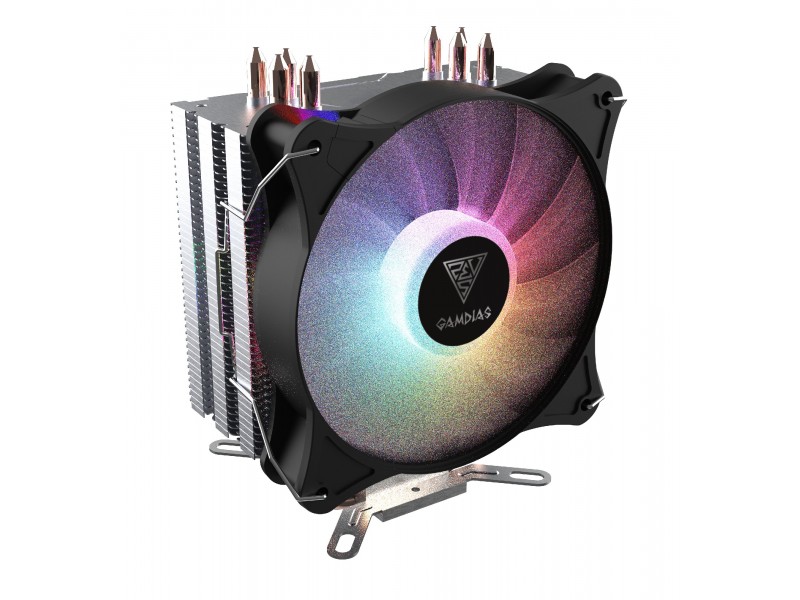 Gamdias охладител CPU Cooler BOREAS E1-410 LITE RGB
