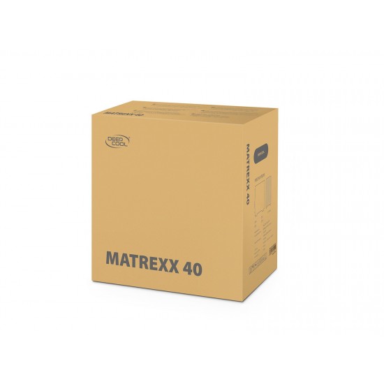 DeepCool Кутия за компютър Case mATX - MATREXX 40 3FS
