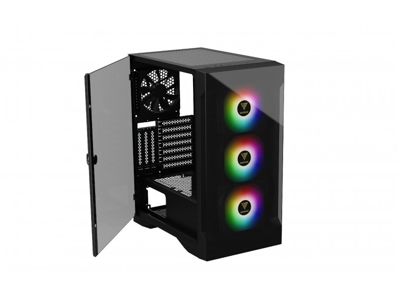 Gamdias кутия Case ATX - TALOS E2 Elite - aRGB, Tempered Glass