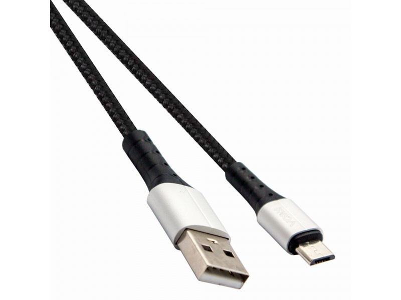 VCom Кабел USB 2.0 AM / Micro USB M 2A Charging, 1m - CU278M