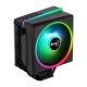 AeroCool охладител CPU Cooler - Cylon 4F BLACK aRGB PWM - ACTC-CL30420.01