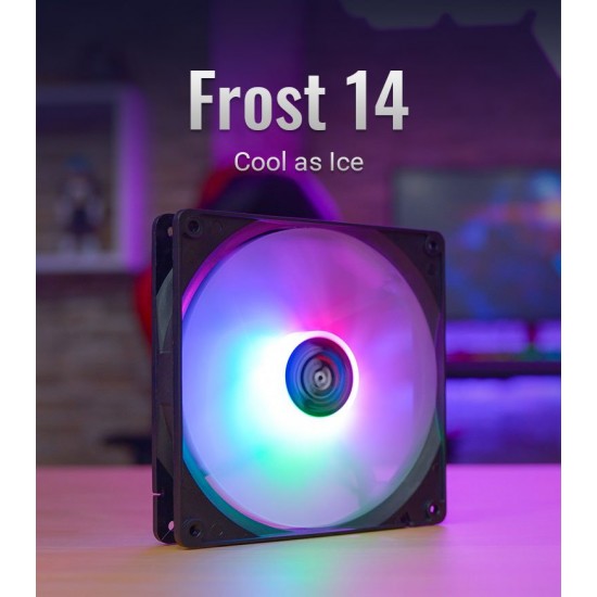 AeroCool вентилатор Fan 140 mm - Frost 14 - Fixed RGB - ACF4-FS10117.11