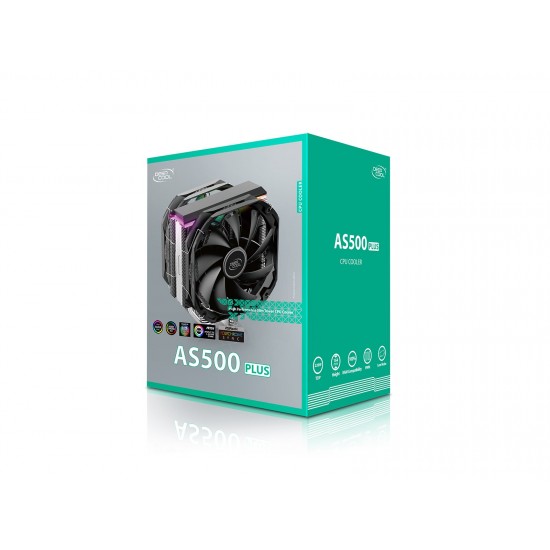 DeepCool охладител за процесор CPU Cooler AS500 PLUS aRGB with controller