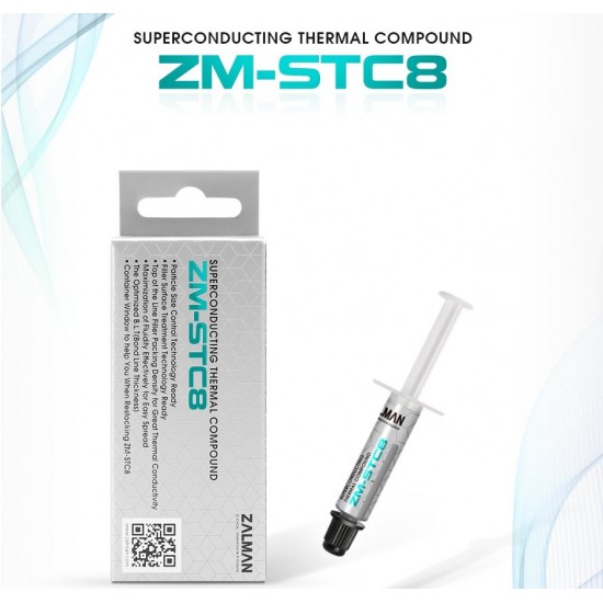 Zalman термо-паста Thermal compound STC8 - 8.3W/mK 1.5g - ZM-STC8