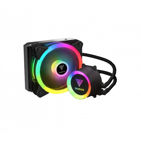 Gamdias водно охлаждане Water Cooling 120mm - CHIONE E2-120 LITE - aRGB