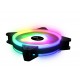 Gamdias вентилатор Fan 120mm aRGB - AEOLUS M2-1201 - Trio RGB rings