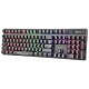 Xtrike ME механична клавиатура Gaming Keyboard Mechanical 104 keys GK-980 - Blue switches, Rainbow backlight