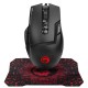 Marvo Геймърски комплект Gaming COMBO M355+G1 2-in-1 - Mouse 1000Hz, Mousepad - MARVO-M355+G1