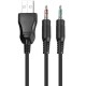 Marvo геймърски слушалки Gaming Headphones HG8901 - RGB, 50mm - MARVO-HG8901