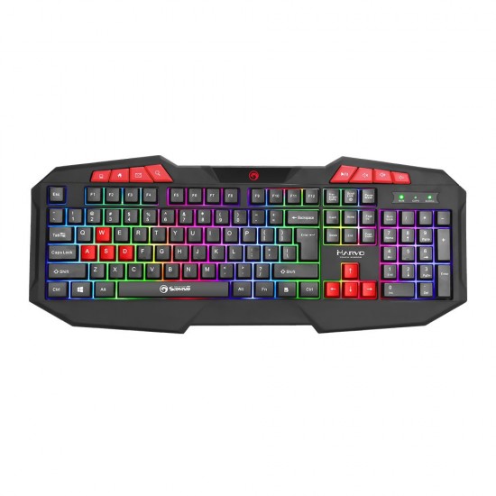 Marvo геймърска клавиатура Gaming Keyboard  112 keys - K602 - Rainbow backlight