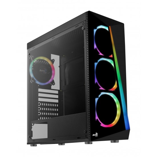 AeroCool кутия за компютър Case ATX - Shard - 4 x 120mm aRGB/Tempered Glass - ACCM-PV14043.11