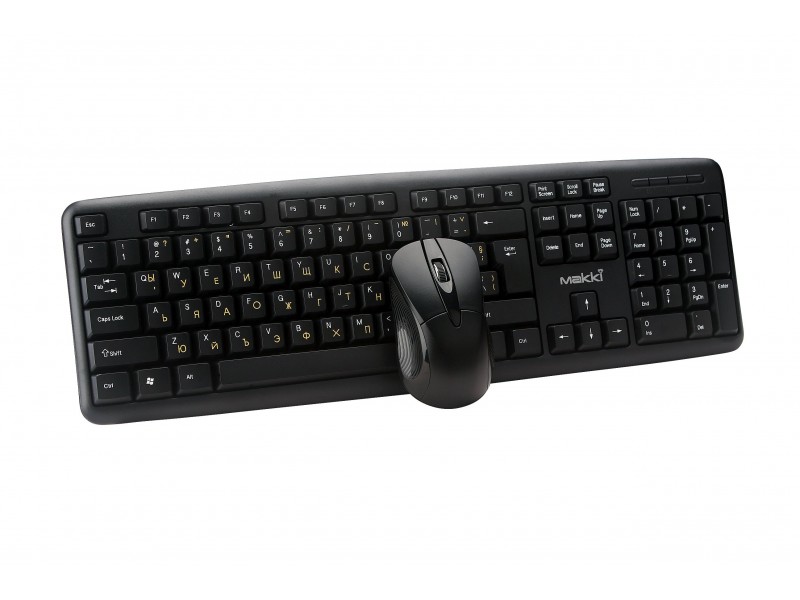 Makki БДС клавиатура и мишка COMBO Keyboard+Mouse USB BG - MAKKI-KM-003