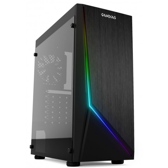 Gamdias Кутия Case ATX - Argus E1 - Addressable RGB