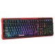 Marvo геймърска клавиатура Gaming Keyboard K629G - 104 keys, sound-reactive lighting