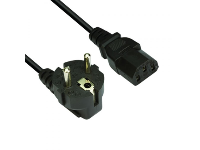 VCom захранващ кабел Power Cord Computer schuko 220V 1.8m - CE021-1.8m-0.75mm