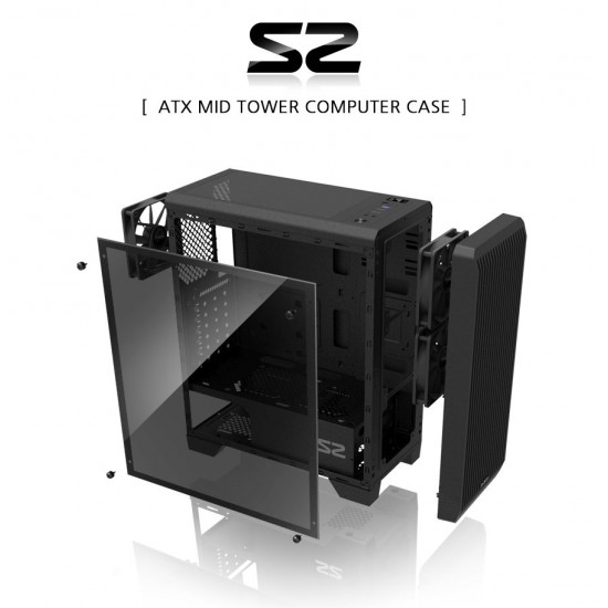 Zalman кутия за компютър Case ATX - ZM-S2
