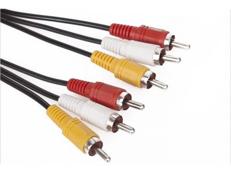 VCom кабел RCA 3x M / RCA 3x M - CV033-1.8m
