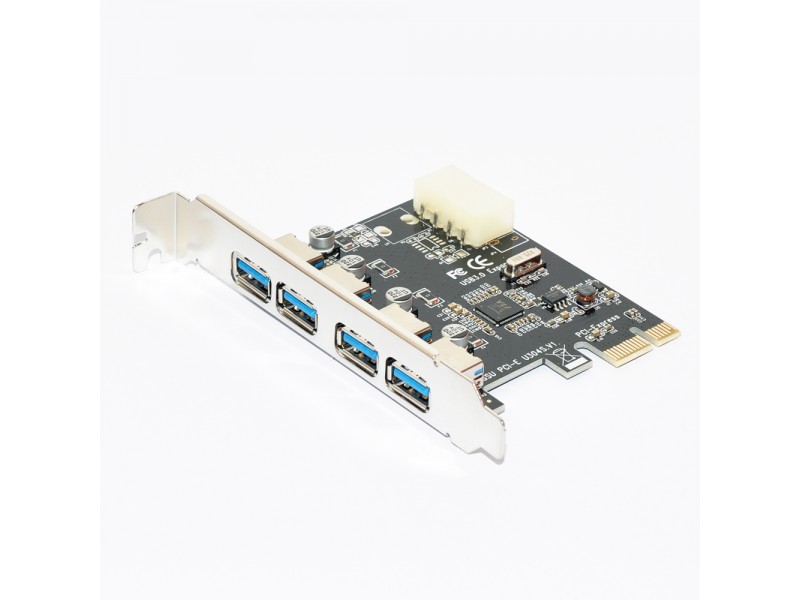 Makki PCI-E card 4 x USB3.0 port - MAKKI-PCIE-4XUSB30-V1