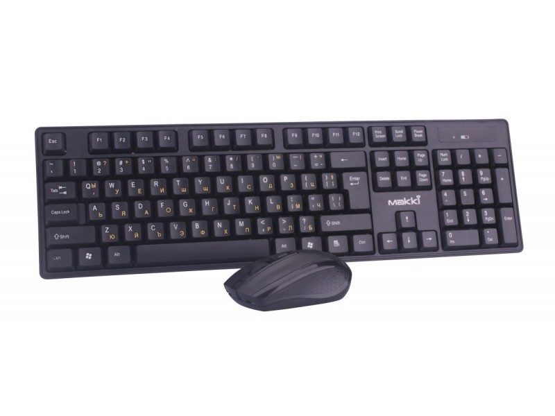 Makki Безжична Клавиатура+Мишка кирилизирана Keyboard+Mouse Wireless 2.4G BG - MAKKI-KBX-008