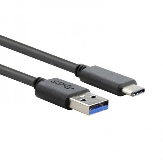 VCom Кабел USB 3.1 Micro type C / USB 3.1 AM Black - CU401-1m