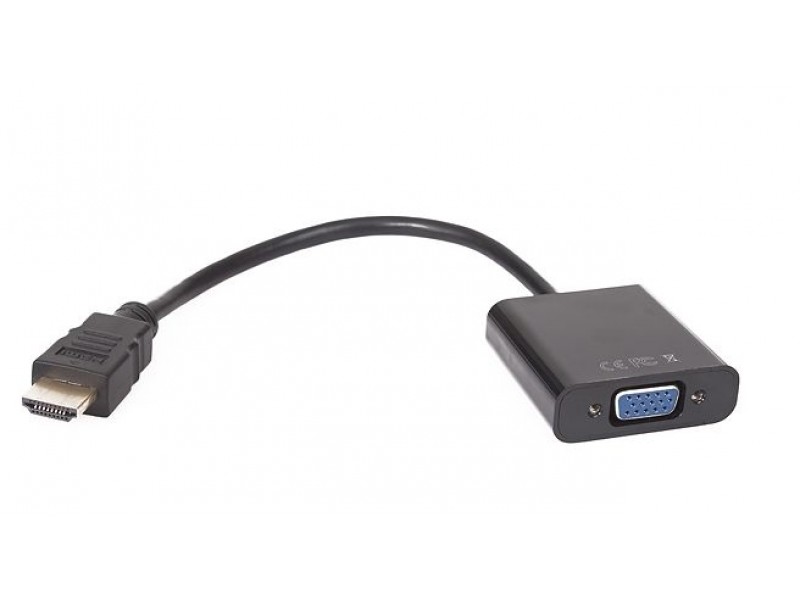 VCom Адаптер Adapter HDMI M to VGA F - CG591-B-0.15m