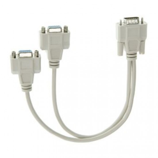VCom Сплитер VGA splitter HD15 M - 2xHD15 F - CG021-0.2m