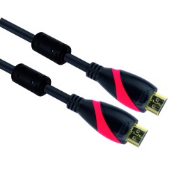 VCom Кабел HDMI M / M Ultra HD 4k2k Gold +2 Ferrite v1.4 ethernet 3D - CG525D-3m