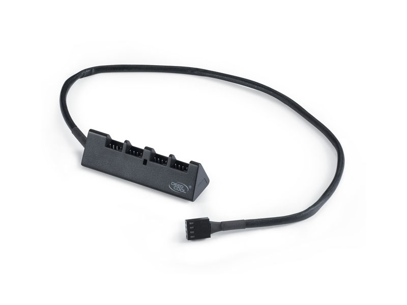 DeepCool Разклонител за вентилатори Fan HUB 4 fans PWM/3pin
