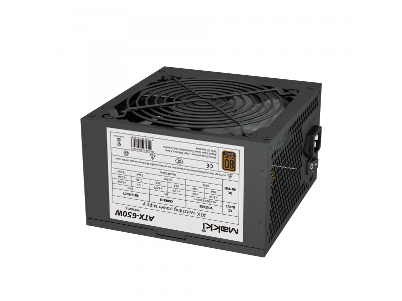 Makki захранване PSU 650W Bronze Version 2 - MAKKI-ATX-650V2