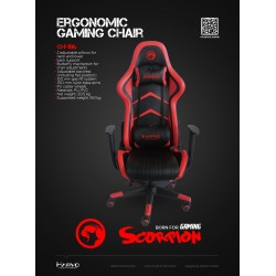 Marvo геймърски стол Gaming Chair CH-106 Black/Red