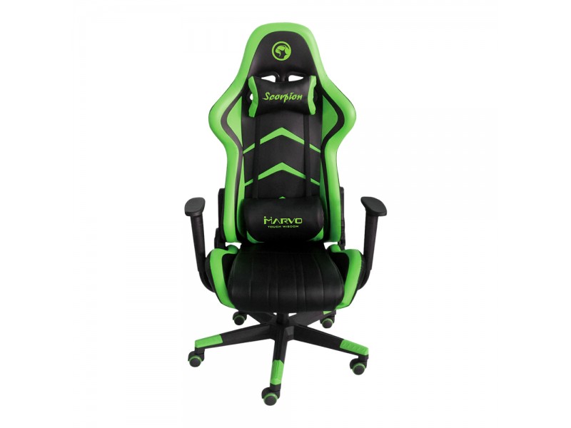 Marvo геймърски стол Gaming Chair CH-106 Black/Green