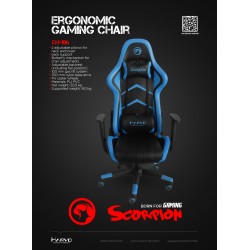 Marvo геймърски стол Gaming Chair CH-106 Black/Blue