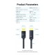 Vention кабел Cable DisplayPort to HDMI 3.0m - 4K, Gold Plated - HFOBI