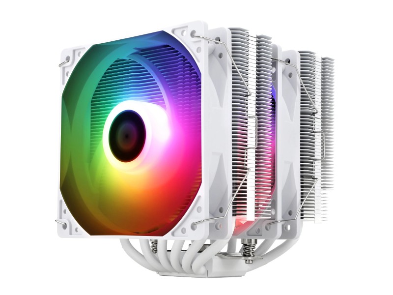 Thermalright охладител CPU Cooler Peerless Assassin 120 SE A-RGB White - Dual-Tower - LGA1851/LGA1700/AM5