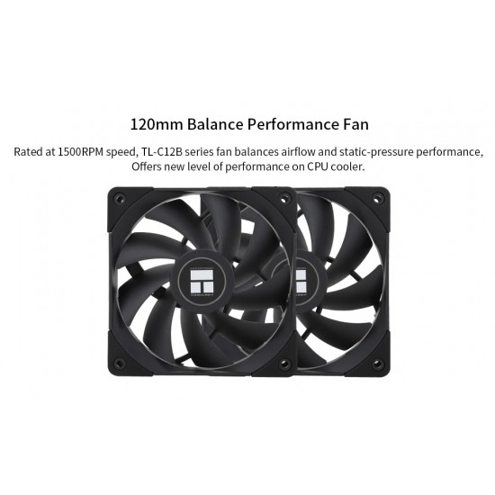 Thermalright охладител CPU Cooler Peerless Assassin 120 Black - Dual-Tower - LGA1851/LGA1700/AM5
