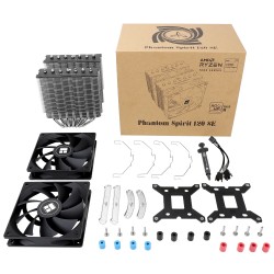 Thermalright охладител CPU Cooler Phantom Spirit 120 SE - Dual-Tower - LGA1851/LGA1700/AM5 Thermalright охладител CPU Cooler Phantom Spirit 120 SE - Dual-Tower - LGA1851/LGA1700/AM5
