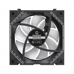 Gamemax Комплект вентилатори Fan Pack 3-in-1 3x120mm - FN12A-S3I Black, Daisy-Chain, Addressable RGB Gamemax Комплект вентилатори Fan Pack 3-in-1 3x120mm - FN12A-S3I Black, Daisy-Chain, Addressable RGB