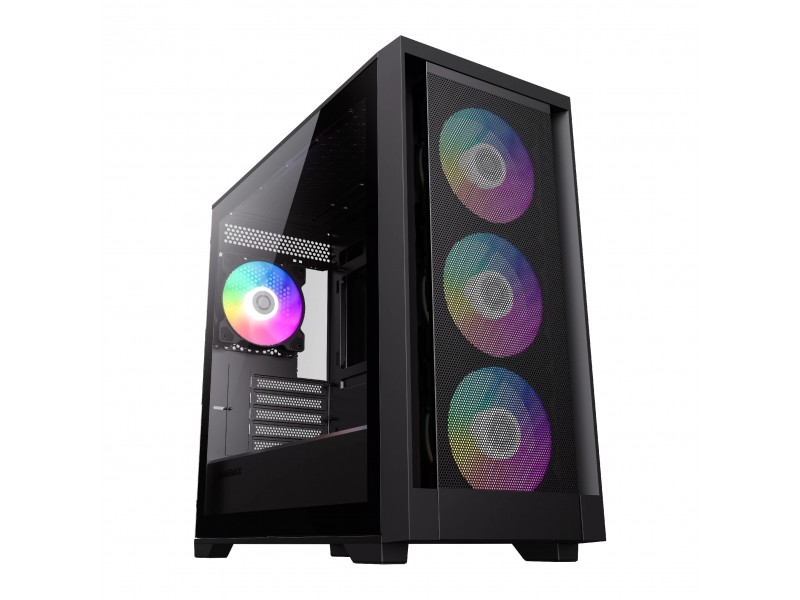 Gamemax кутия Case mATX - DEFENDER MB - Addressable RGB