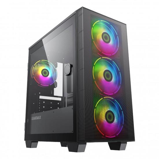 Gamemax кутия Case mATX - Aero Mini - Addressable RGB