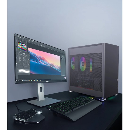Gamemax кутия Case ATX - MeshBOX Black - Full Mesh