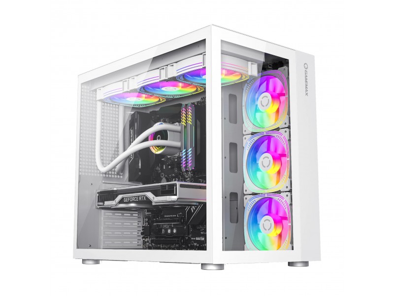 Gamemax кутия Case ATX - Infinity White