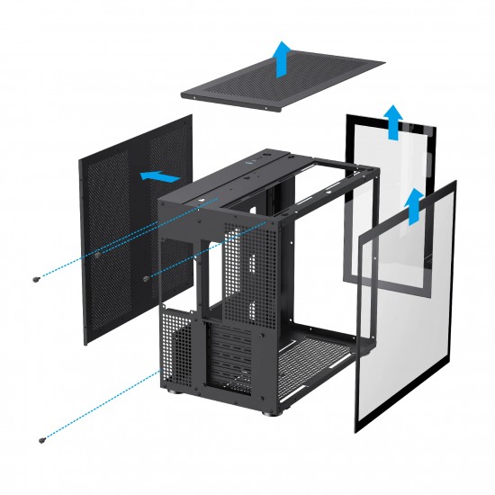 Gamemax кутия Case ATX - Infinity Black