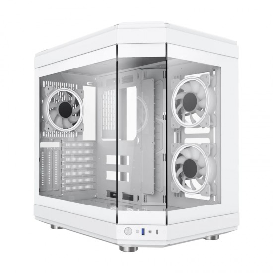 Gamemax кутия Case ATX - HYPE White - Addressable RGB