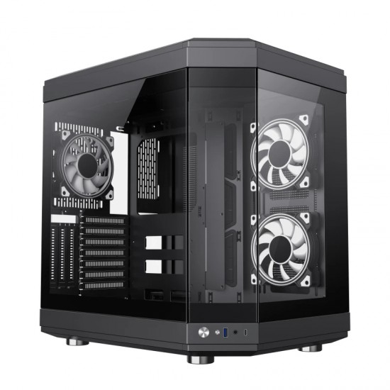 Gamemax кутия Case ATX - HYPE Black - Addressable RGB