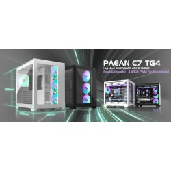 Raijintek кутия Case ATX - PAEAN C7 WHITE TG4