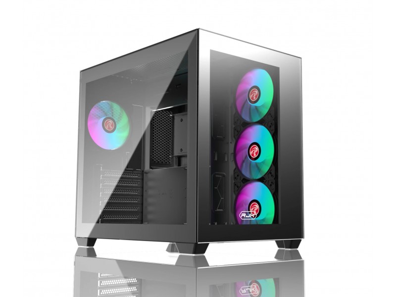 Raijintek кутия Case ATX - PAEAN C7 BLACK TG4